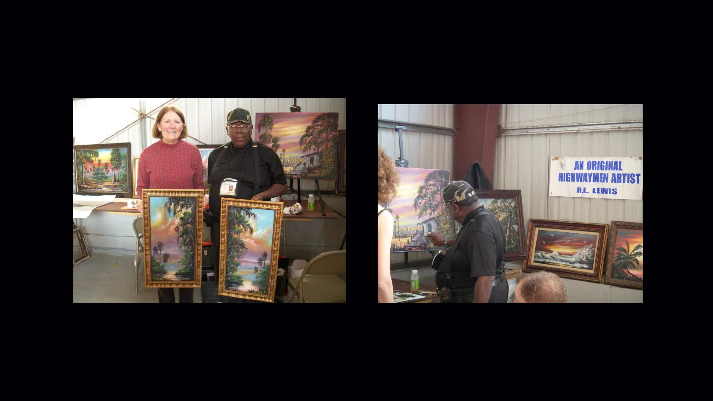 Collage of photos for R.L. Lewis